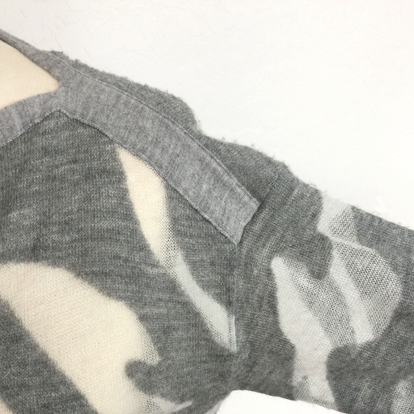 3.1 Phillip Lim - Grey Burnout Cardigan - Picture 4 of 5